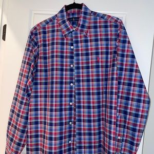 Polo Ralph Lauren, plaid button down shirt, size S